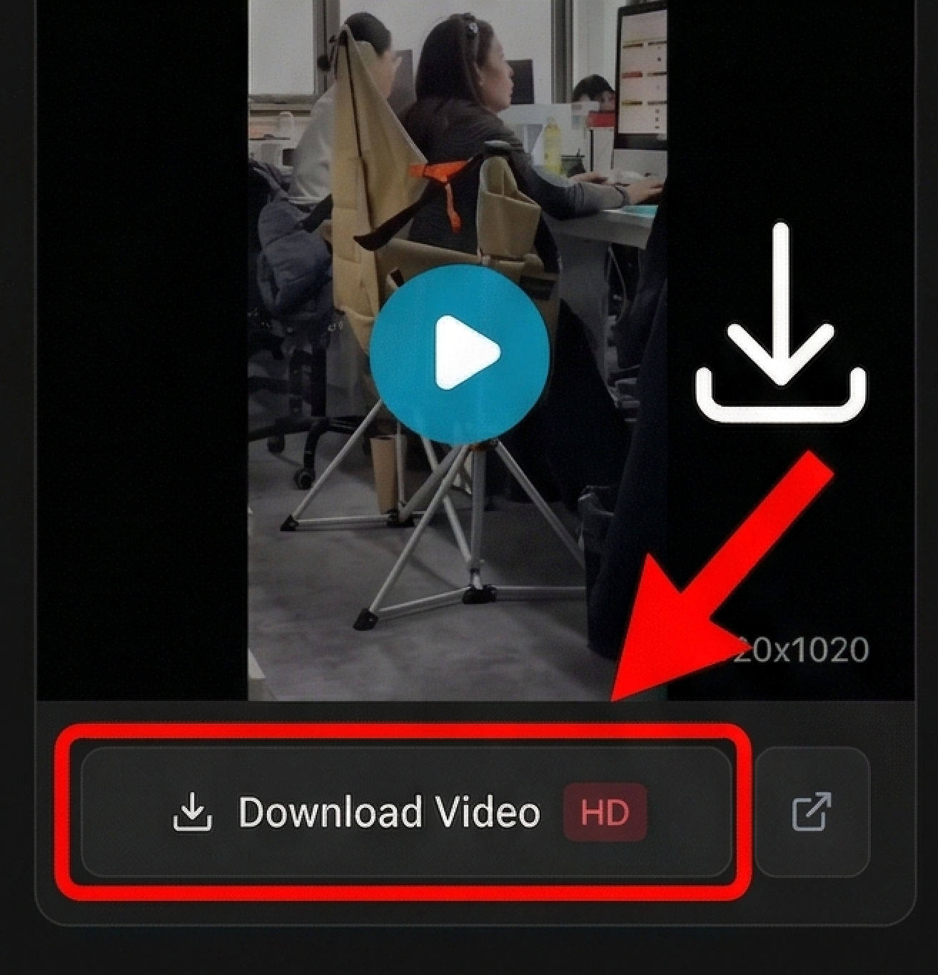 Descargar video de Threads